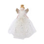 Large Light Up Gold Angel Christmas Tree Topper, thumbnail 2 of 5