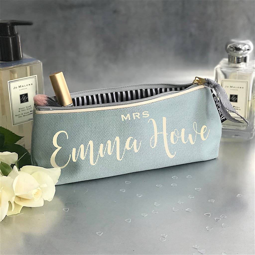 personalised mother's day make up bag by lovehart