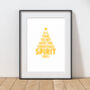 Personalised Get Into The Christmas Spirit Print, thumbnail 5 of 10