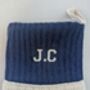 Personalised Pure Cashmere Cable Christmas Stocking, thumbnail 3 of 9