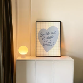 Could We Cuddle Print, Nursery Print, Bedroom Art, 8 of 12