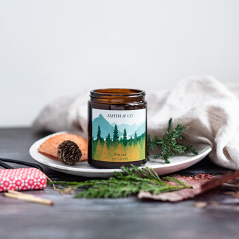 “Forest” Pine And Cedar Scented Soy Wax Candle, 4 of 5