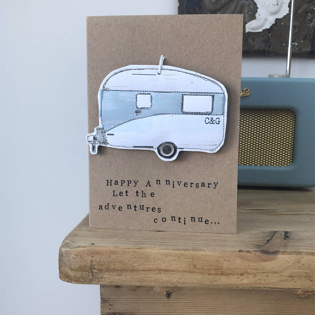Caravan Personalised Keepsake Gift Card By Lotta's House