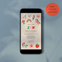 Digital Download Birthday Party Invite With Unicorns, Rainbows And Cute Icons, thumbnail 3 of 5