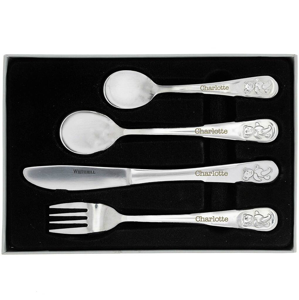 Personalised Cutlery Gift Set By Alice Frederick