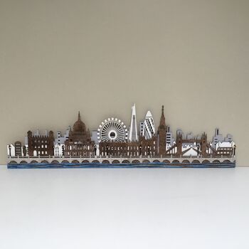Large London Skyline – 3D Layered Wooden Wall Art With LED Backlighting, 6 of 9