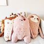 Personalised Kids Cute Animal Soft Cuddle Cushion, thumbnail 2 of 12