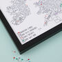 Personalised UK And Ireland Travel Map Pinboard, thumbnail 4 of 12