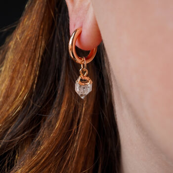 Herkimer Diamond Crystal Earrings, 3 of 10