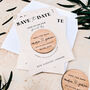 Personalised Save The Date Magnet Minimalist Cards, thumbnail 7 of 10