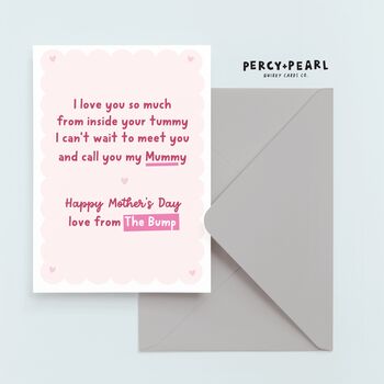 Cute Mother's Day Card From The Bump, 2 of 5