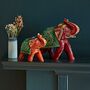 Almirah Handmade Wooden Elephant Ornament, thumbnail 1 of 6
