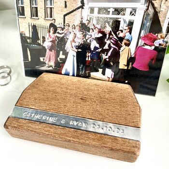 Personalised Wooden Photo Block, 8 of 12