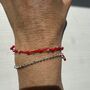 Ball Bracelet With Thread Bracelet In Choice Of Colours, thumbnail 4 of 7