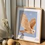 Barn Owl Art Print: British Wildlife Wall Decor, thumbnail 7 of 9