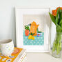 Tea And Honey | Illustrated Print, thumbnail 1 of 3