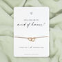 Cute Heart Will You Be My Bridesmaid Bridal Proposal Bracelet, thumbnail 10 of 12