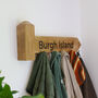 Bespoke And Engraved Oak Coat Rack, thumbnail 4 of 12