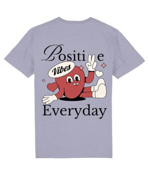 Positive Vibes Everyday Unisex Graphic T Shirt, 3 of 9