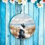Personalised Boston Terrier Dog Beach Walk Collection, thumbnail 4 of 8