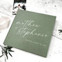 Wedding Guest Book Alternative Personalised Linen, thumbnail 8 of 11