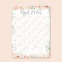 2024 Peach And Greenery Portrait Wall Planner, thumbnail 1 of 3