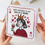 Queen Of Mums Birthday Card, thumbnail 1 of 2