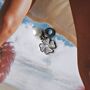 Lucky Flower With Freshwater Pearl Necklace 925, thumbnail 2 of 7