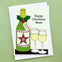 'Christmas Wine' Personalised Christmas Card, thumbnail 3 of 3