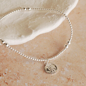 Sterling Silver St Christopher Bracelet, 2 of 5