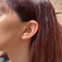 Classic Ball Two Way Silver Drop Earring Jacket, thumbnail 4 of 8