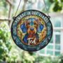 Dachshund Wirehaired Memorial Suncatcher, thumbnail 3 of 6