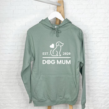 Dog Mum Established Personalised Women's Hoodie, 5 of 6