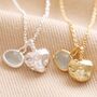 Heart And Moonstone Pendant Necklace, thumbnail 2 of 11