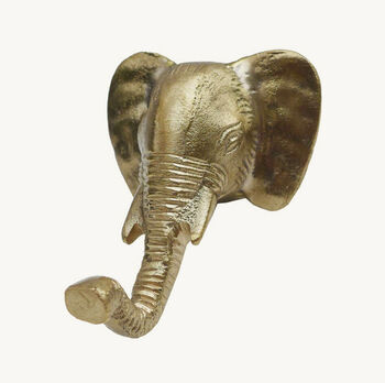 Brass Elephant Coat Hook, 2 of 2