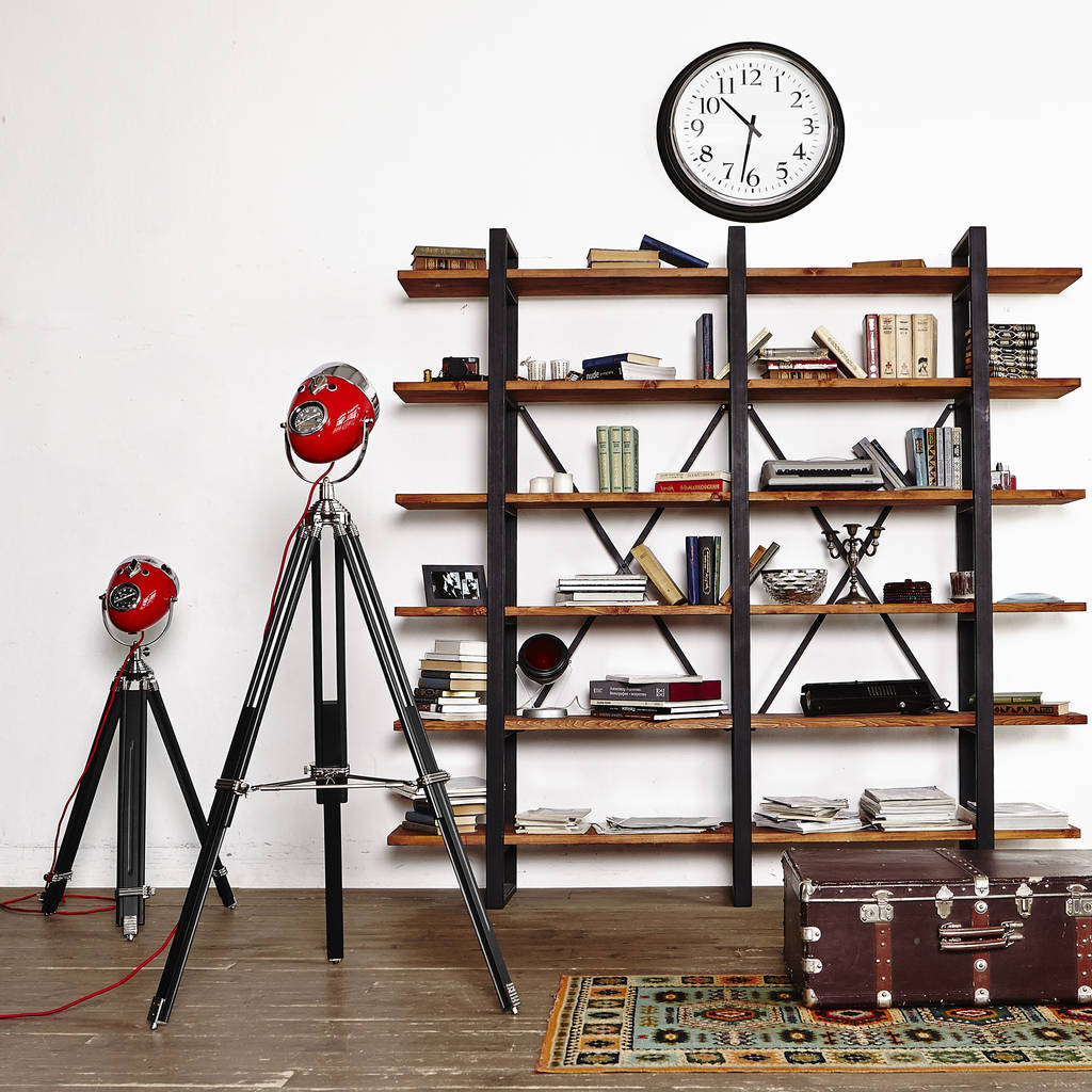 Road Master Retro Tripod Motorcycle Headlight Lamp By Reason Season