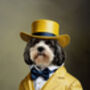 Vintage Pet Portrait From Your Photo, thumbnail 3 of 6