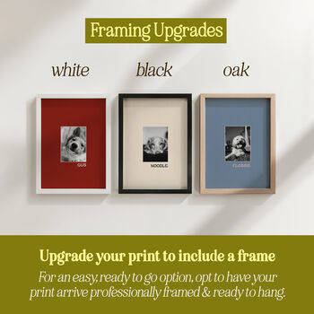 Personalised Pet Dog Photographic Print, 5 of 12
