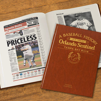 Tampa Bay Rays Personalised Gift Newspaper Book, 4 of 10