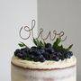 Personalised Name Wire Birthday Cake Topper, thumbnail 3 of 11