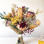 Protea Achillea Dried And Preserved Flower Bouquet, thumbnail 1 of 6