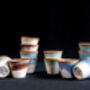 Set Of Four Ceramic Single Espresso Cups, thumbnail 7 of 12