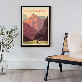 Grand Canyon National Park Travel Print, 3 of 8