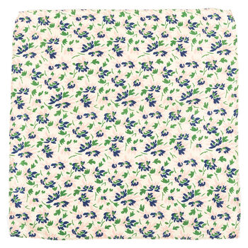 Siena Spring Floral Silk Pocket Square, 2 of 2