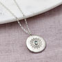 Personalised Sterling Silver And Aquamarine Necklace, thumbnail 1 of 4