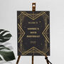 Gatsby Party Party Sign, Roaring Twenties, thumbnail 1 of 3