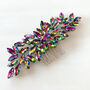 ‘Enya’ Rainbow Crystal Hair Comb, thumbnail 1 of 6
