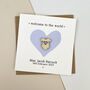 Personalised New Baby Boy Card Hand Finished, thumbnail 4 of 4