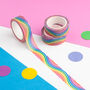 Rainbow Waves Washi Tape, thumbnail 1 of 2