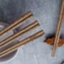 Wooden Chopsticks Wedding Favours Gift, thumbnail 4 of 10